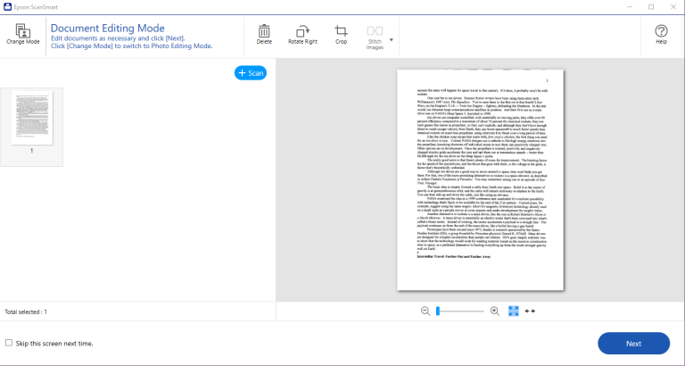 Escanear documentos con Epson ScanSmart