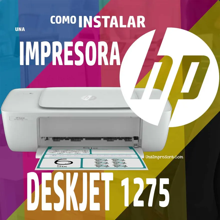 C🥇 omo instalar impresora HP DeskJet Ink Advantage 1275