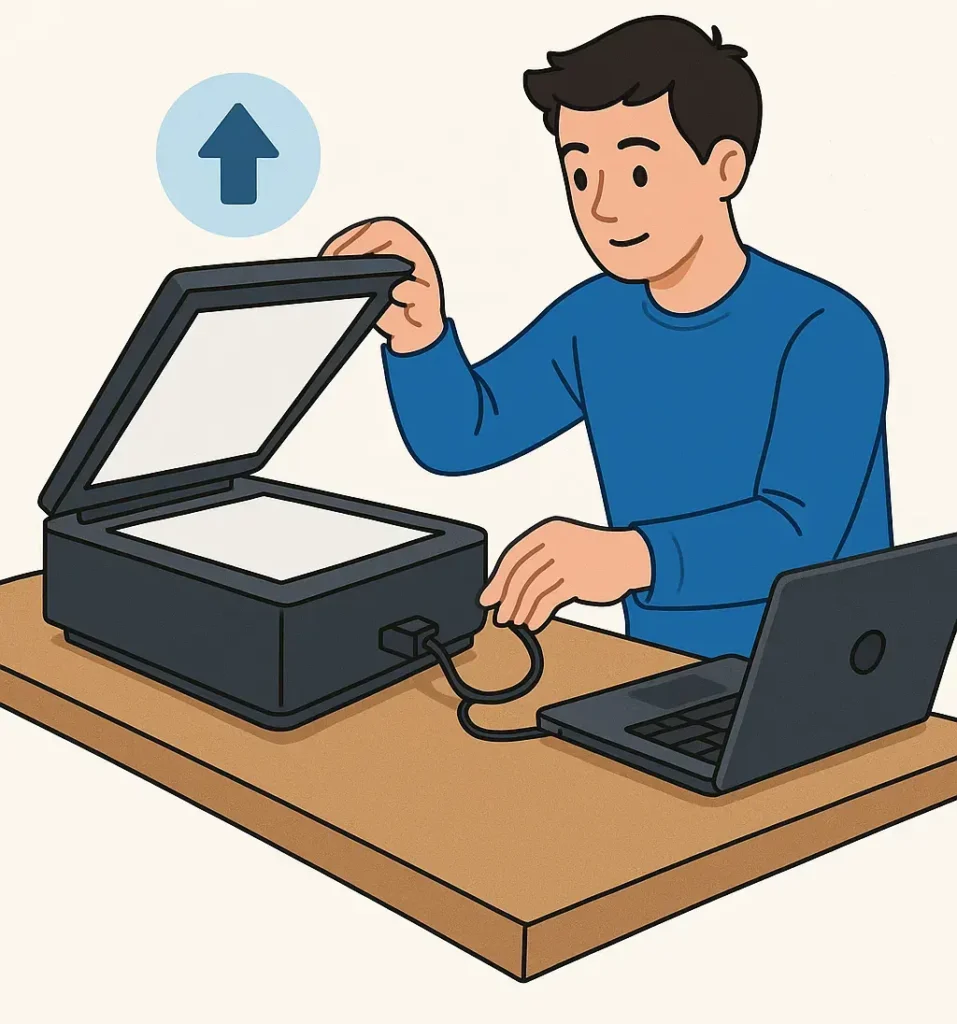 Instalar escáner de la impresora