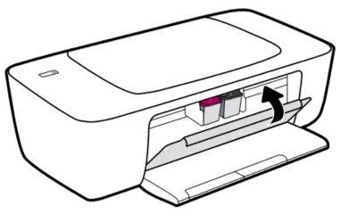 Cierra la compuerta de acceso de la impresora HP DeskJet 1110
