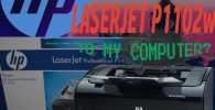 How to install HP LaserJet P1102w printer