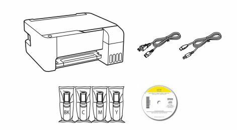 Instalar impresora Epson L3250 - Dentro de la caja