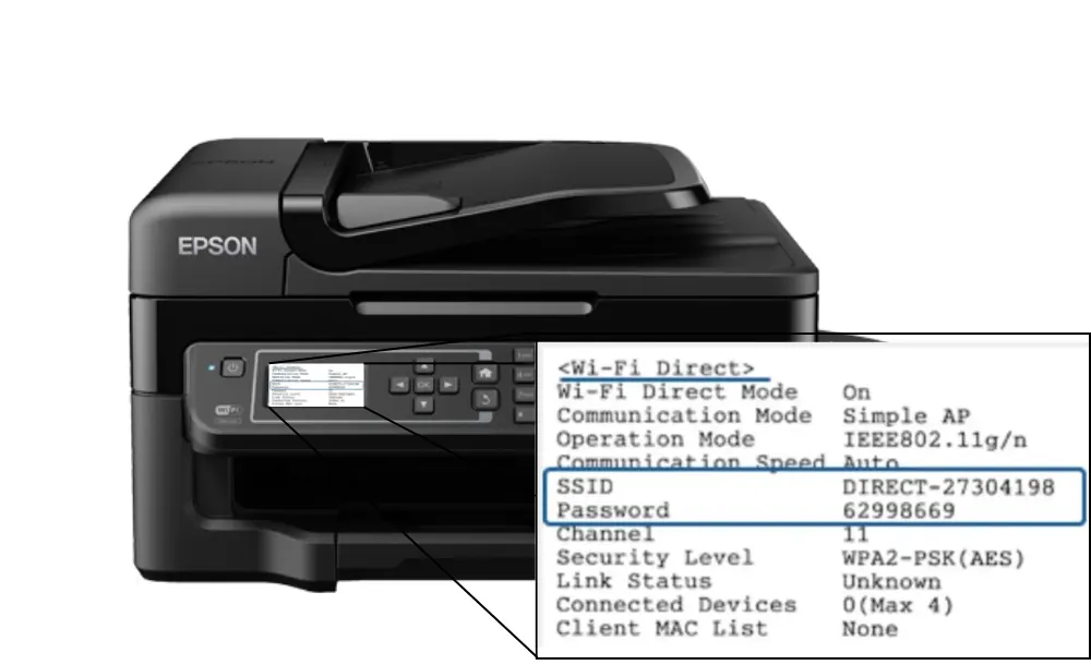 Conectar Wifi Direct Impresora EPSON L575