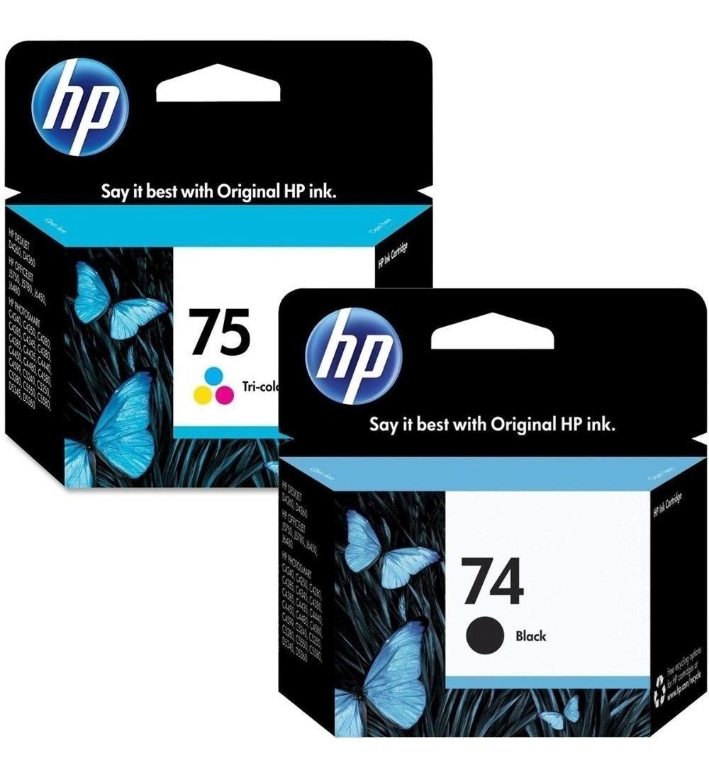 Que Impresora HP usa cartuchos 74 y 75
