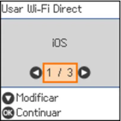 Configuración con Wi-Fi Direct EPSON L5190