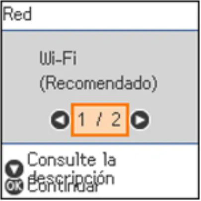 En pantalla LCD selecciona - Config Wi-Fi - EPSON L5190