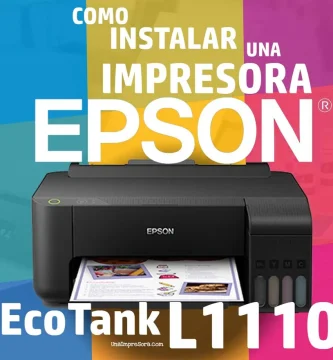 Como instalar una impresora EPSON L1110 sin disco
