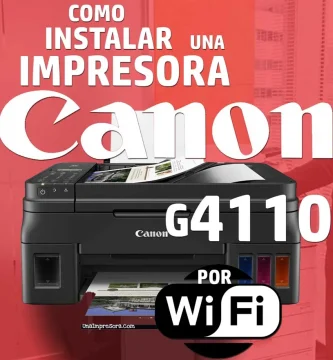 Configurar impresora CANON G4110 por WiFi