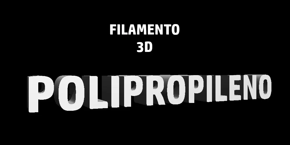 FILAMENTOS 3D DE POLIPROPILENO