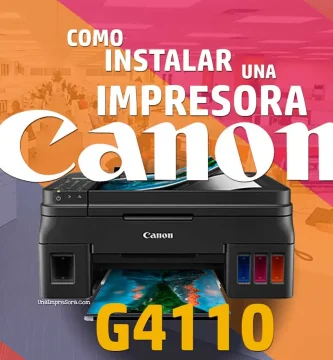 Instalar impresora CANON Pixma G4110