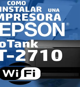 Conectar impresora EPSON ET-2710 por WiFi