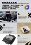 Limpiar cabezales de impresión EPSON manualmente - Infografía