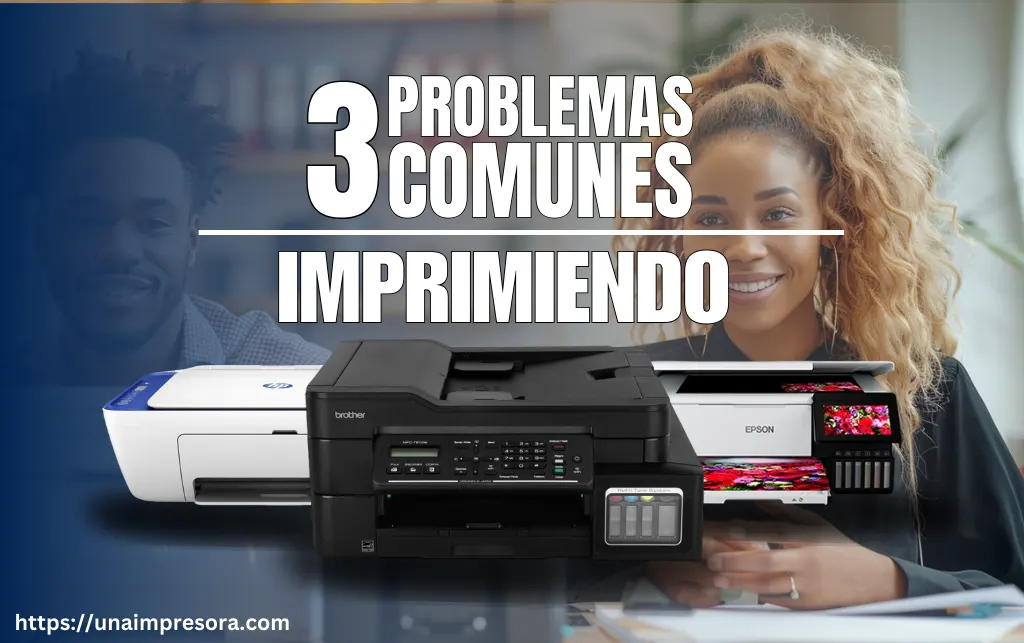 Solución a los 3 problemas más comunes con impresoras