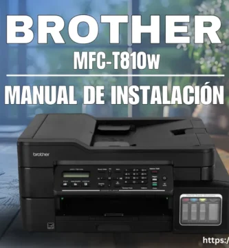 Como Instalar Impresora Brother MFC-T810w sin CD