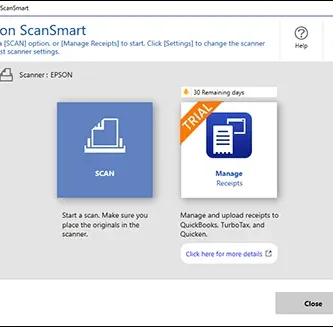 Interfaz Epson ScanSmart