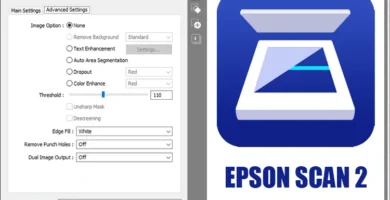 Interfaz de Epson Scan 2 para escanear